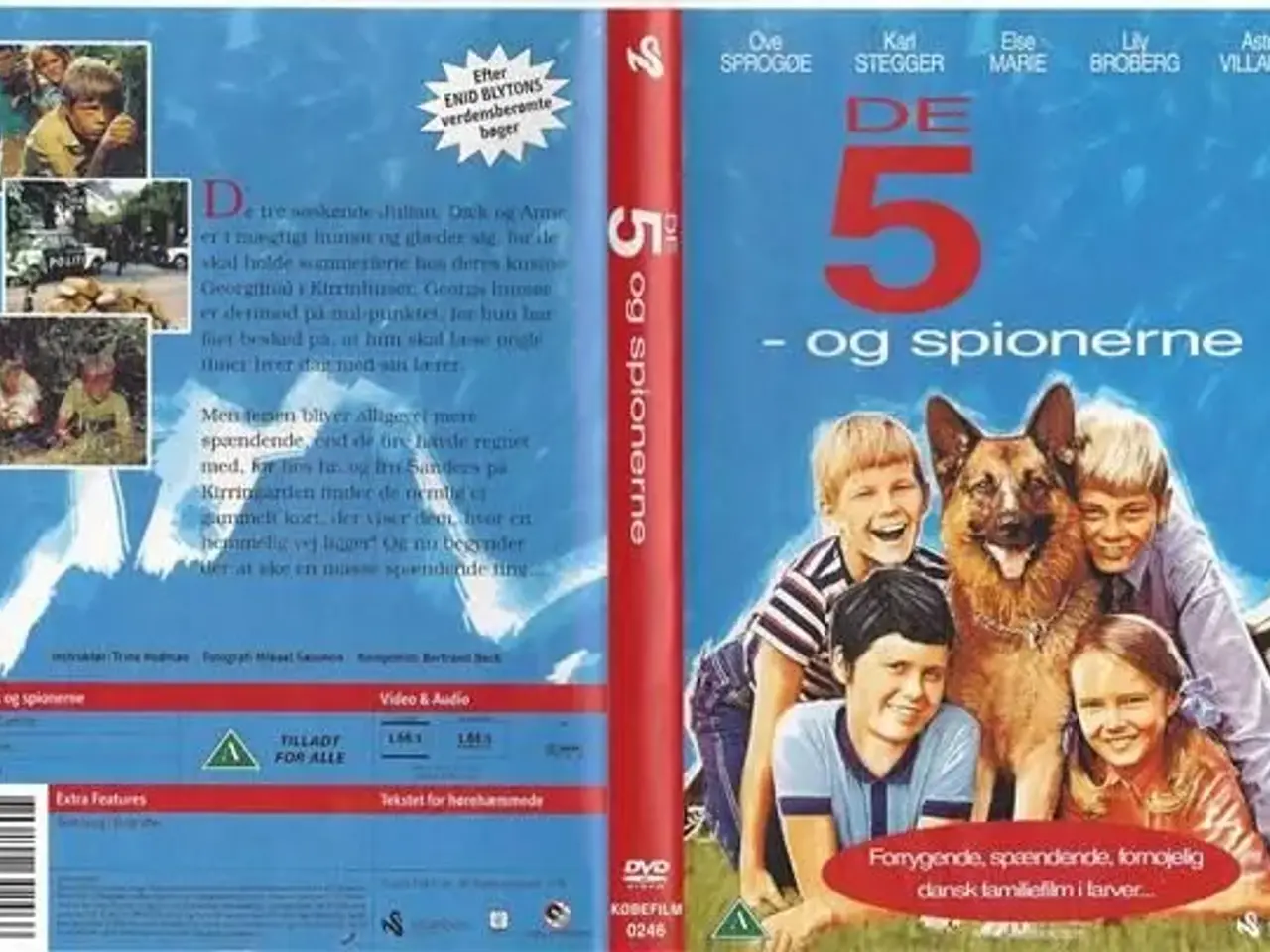 Billede 1 - FAMILIEFILM ; De 5 - og spionerne