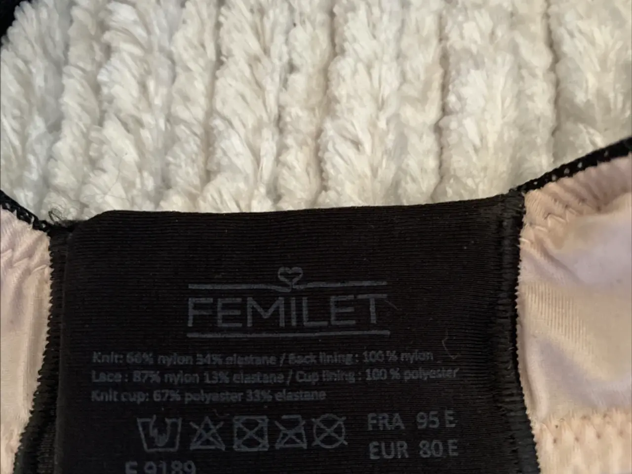 Billede 3 - 3 Femilet bøjle bh'er uden fyld, str. 80E