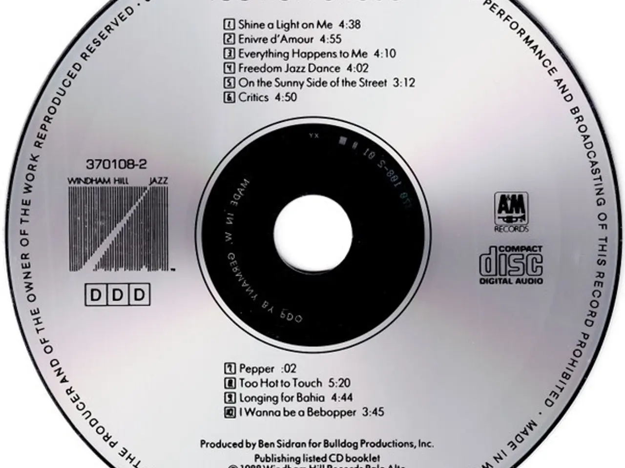 Billede 3 - Ben Sidran – Too Hot To Touch – CD