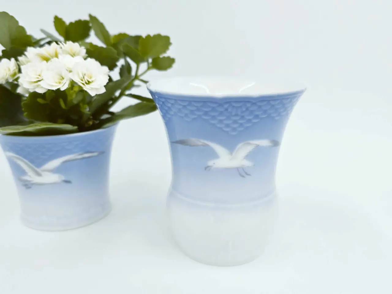 Billede 4 - Mågestel Vase uden guldkant Porcelæn 