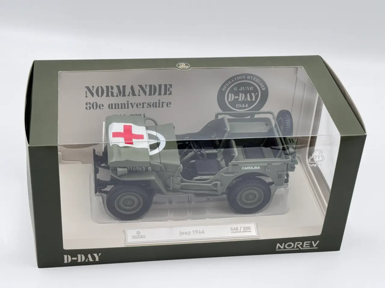 Billede 1 - 1944 Jeep US Army "US Army Ambulance" D-Day 1:18