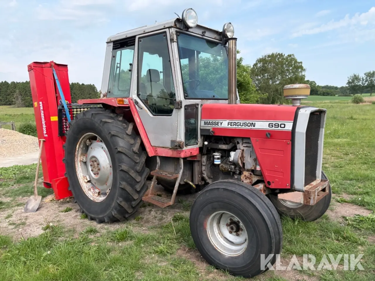 Billede 4 - Veterantraktor Massey Ferguson 690