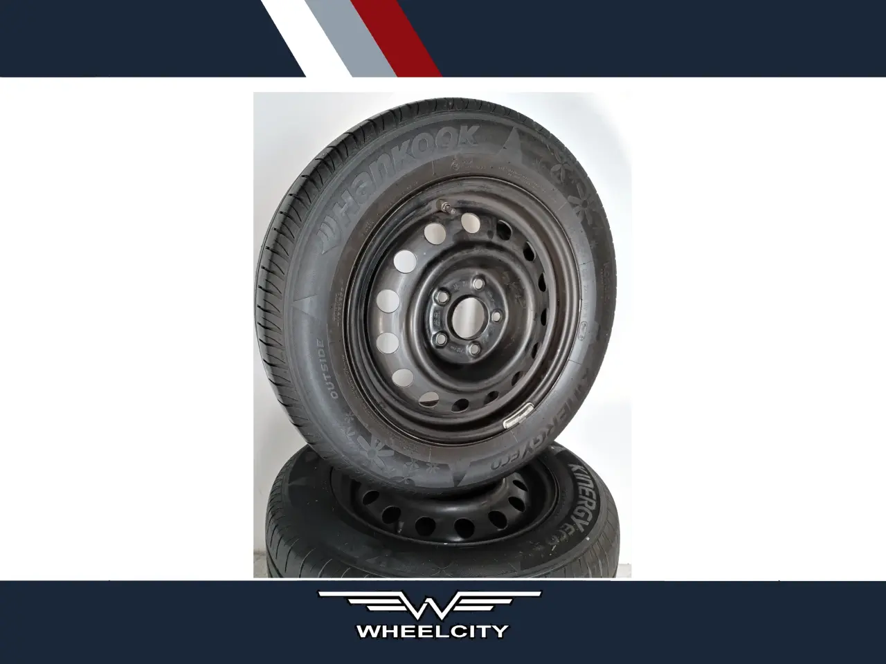 Billede 1 - 5x114,3 15" ET46 nav 67,1ø sommersæt inkl. TPMS