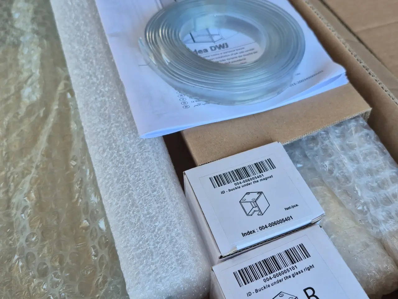 Billede 3 - Bruseniche Radaway Idea DWJ 120 / Krom / Klar glas
