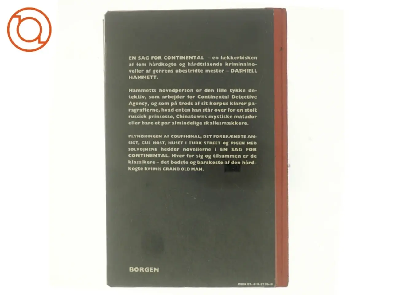 Billede 3 - En sag for Continental af Dashiell Hammett (bog)