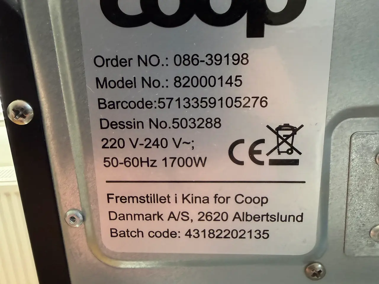 Billede 2 - Coop 23 liter airfryer ovn 