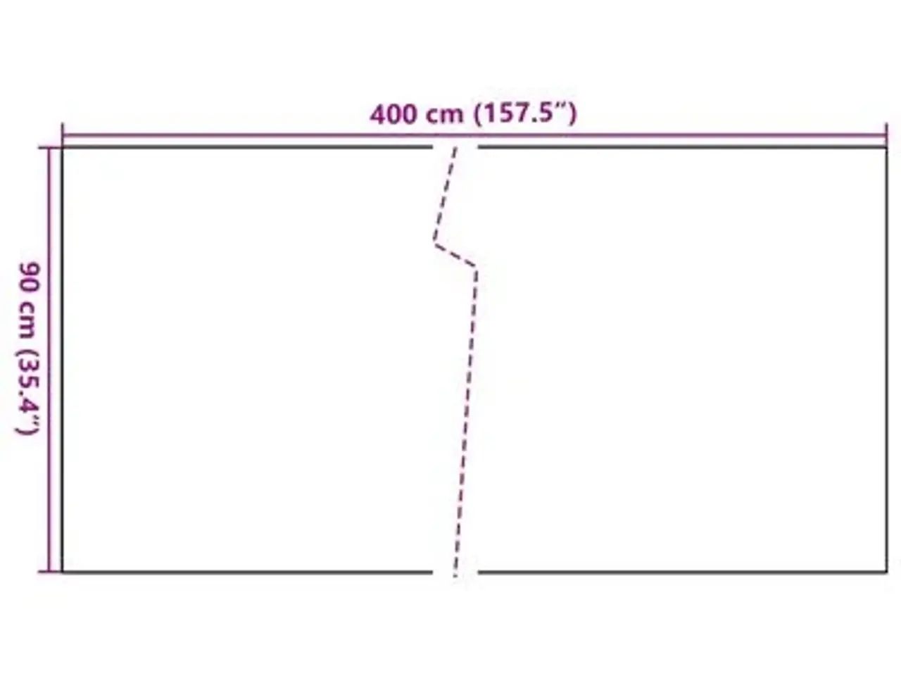 Billede 5 - Altanafskærmning 90 x 400 cm (NB. 2 stk)