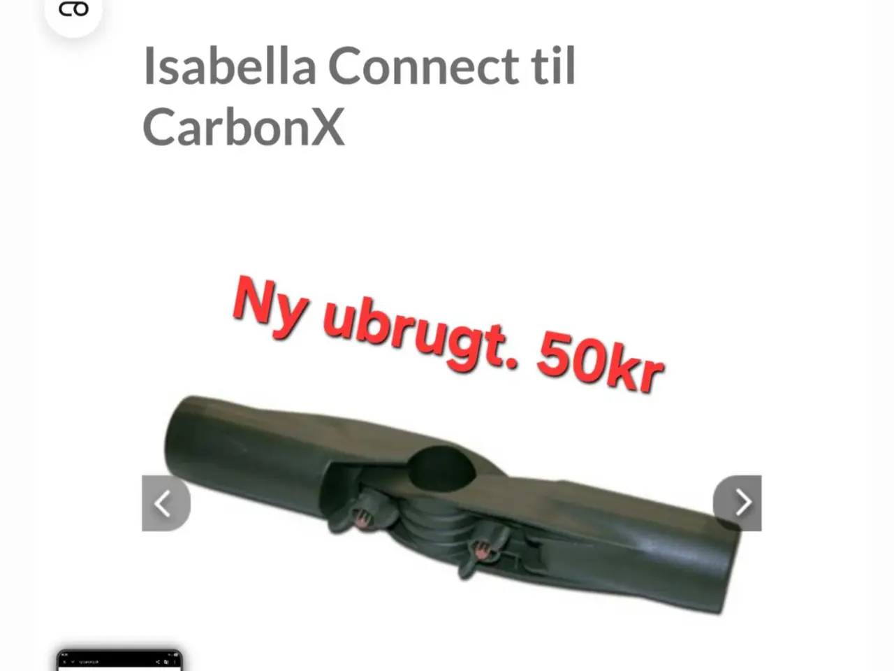 Billede 2 - Isabella conect til Carbon X pris pr. Stk 50 kr
