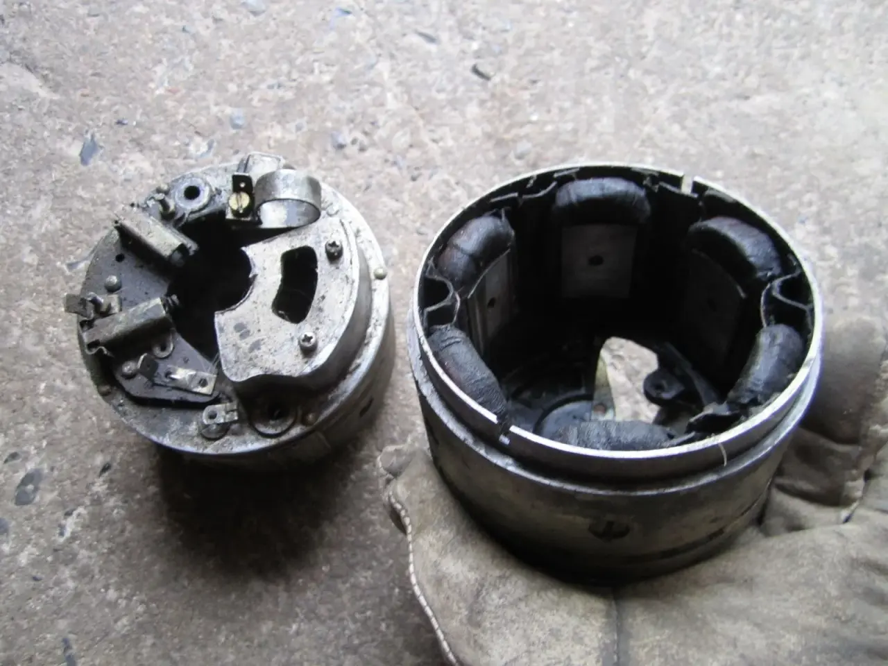 Billede 3 - MZ Feltspolehus, stator
