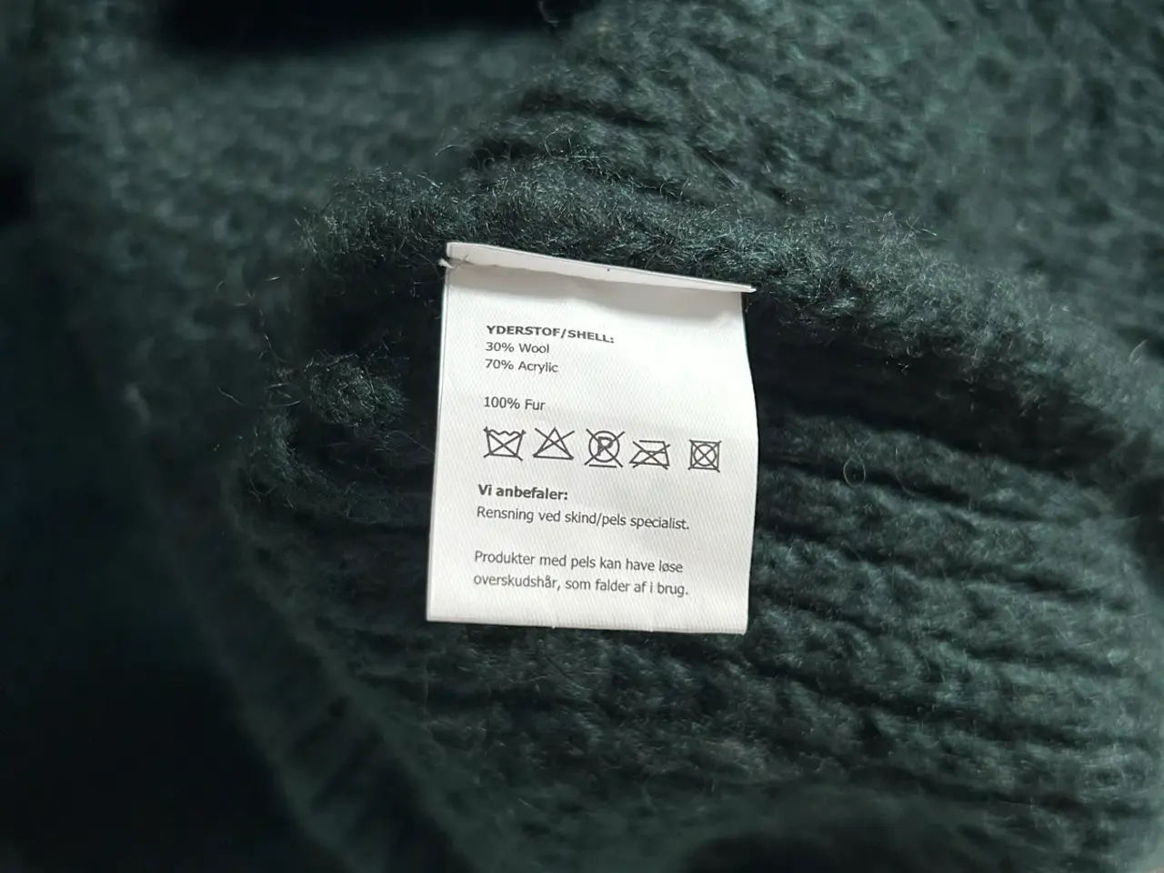 Billede 3 - “Orchid” poncho/sweater. Grøn. One size