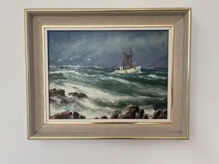 Dette maleri er et oliemaleri på lærred af Louis B