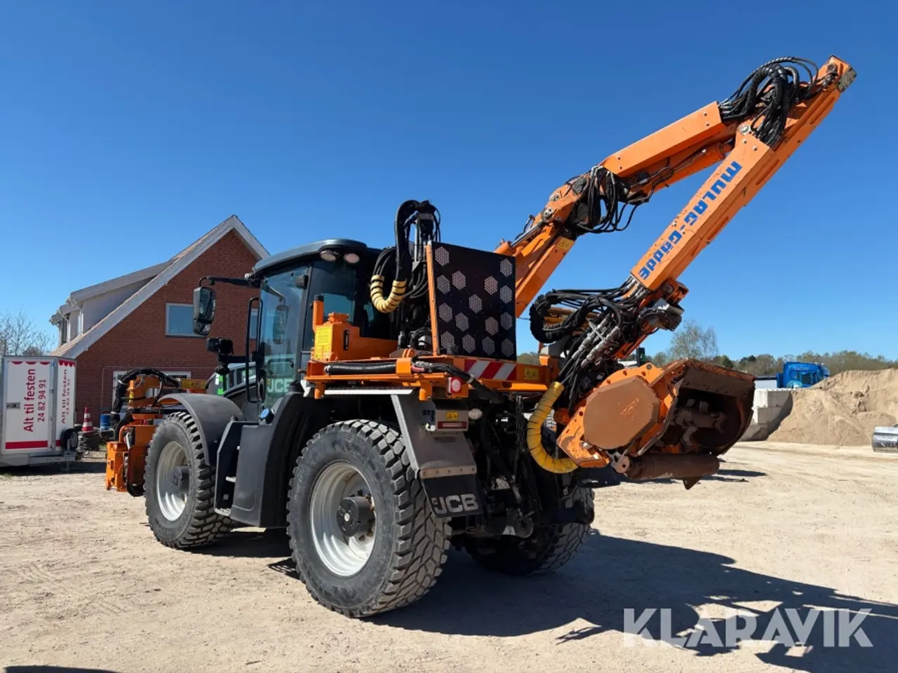 Billede 7 - Traktor JCB Fastrac med komplet MULAG klippeopsætning