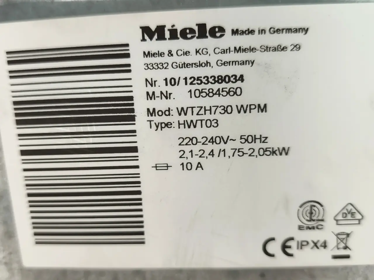 Billede 7 - Miele Wash&Dry XL , PowerWash 2.0 & TwinDos