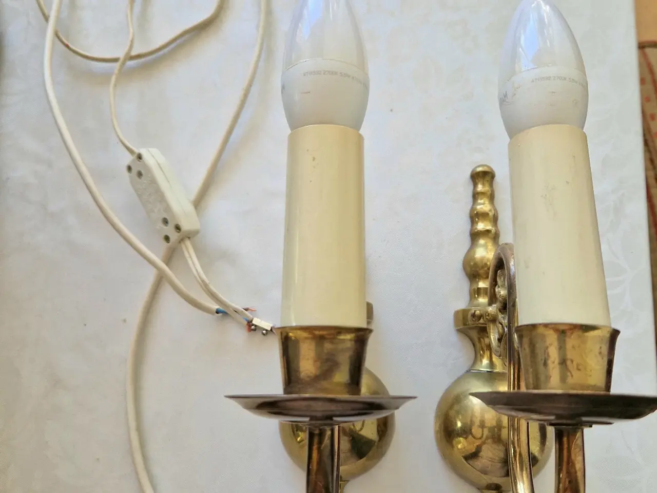 Billede 2 - Dansk vintage lampe sæt frs 50erne