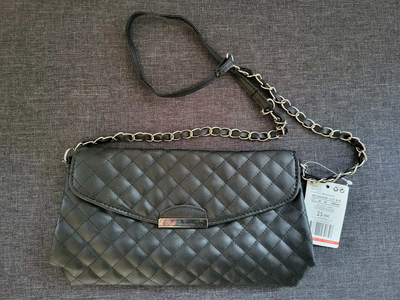 Billede 1 - Quiltet håndtaske / Clutch