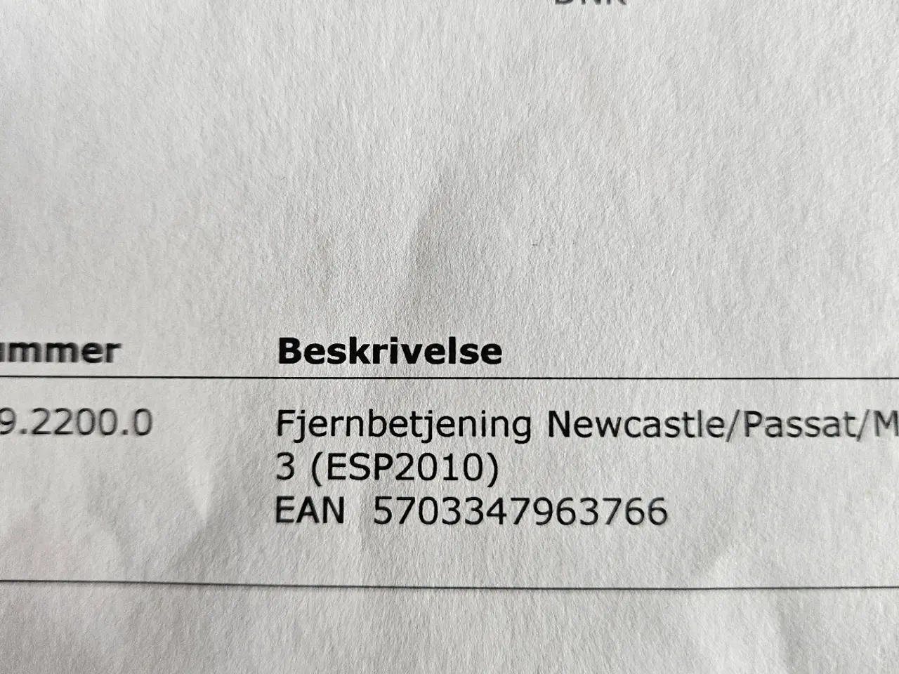 Billede 4 - Thermex Fjernbetjening ESP 2010 (v. 3) til emhætte