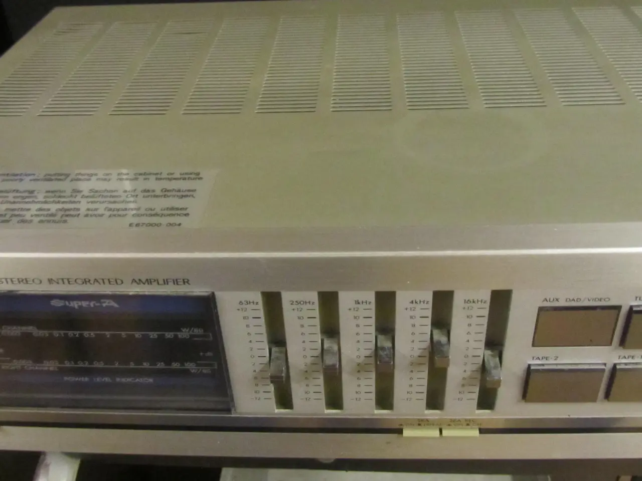 Billede 7 - TOSHIBA A-X40 50W RMS og EQUALIZER