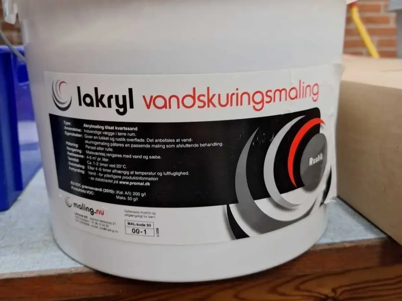 Billede 2 - Hvid vandskuringsmaling
