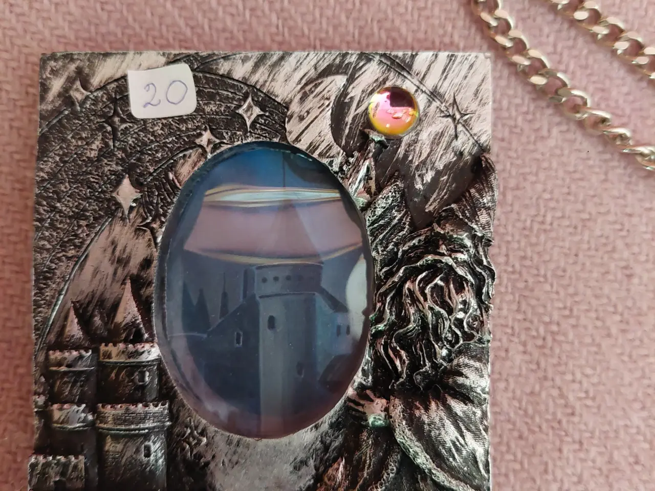Billede 2 - Ramme sølv jern farvet