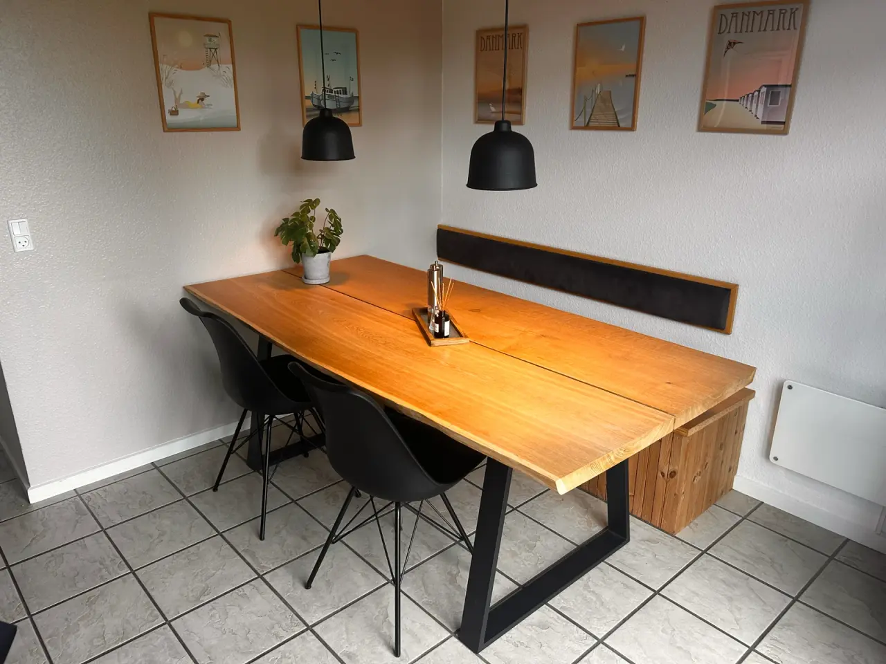 Billede 1 - Plankebord i massiv eg