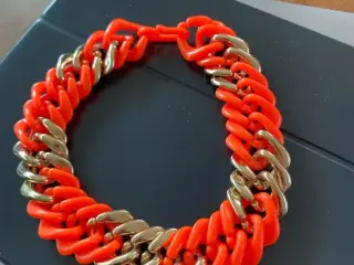 Flot orange halskæde