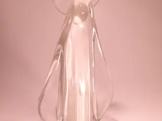 Unik Murano krystal figur