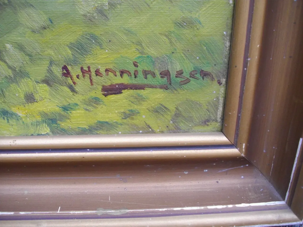 Billede 2 - Maleri af G.Henningsen