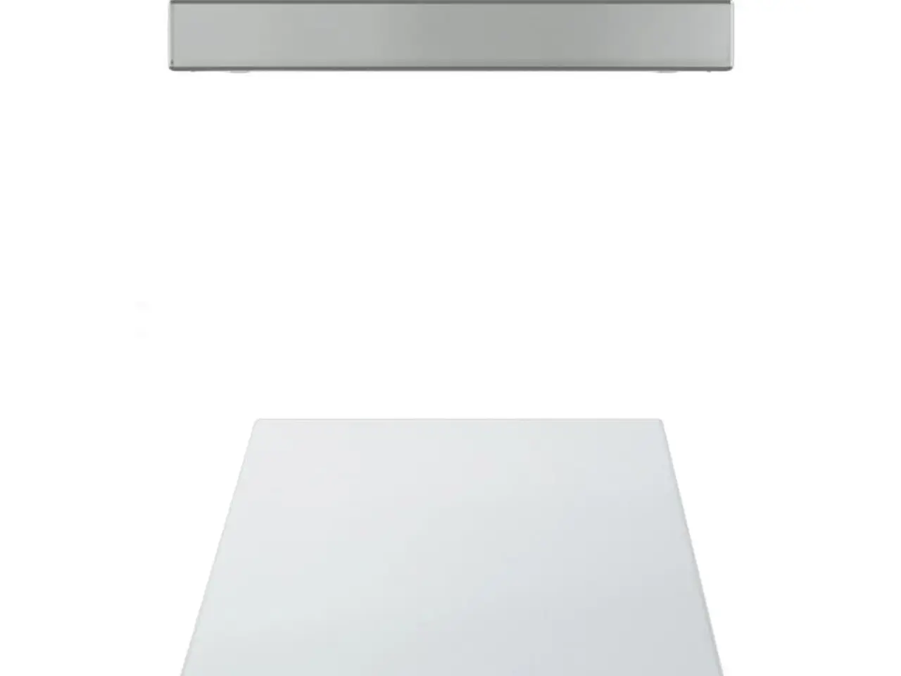 Billede 6 - Væghylder 2 stk. 100 × 23,5 cm i rustfrit stål - sølvfarvet