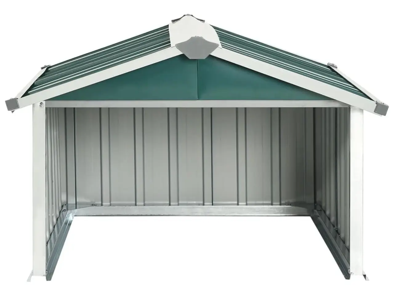 Billede 4 - Garage til robotplæneklipper 92×97×63 cm - galvaniseret stål, grøn