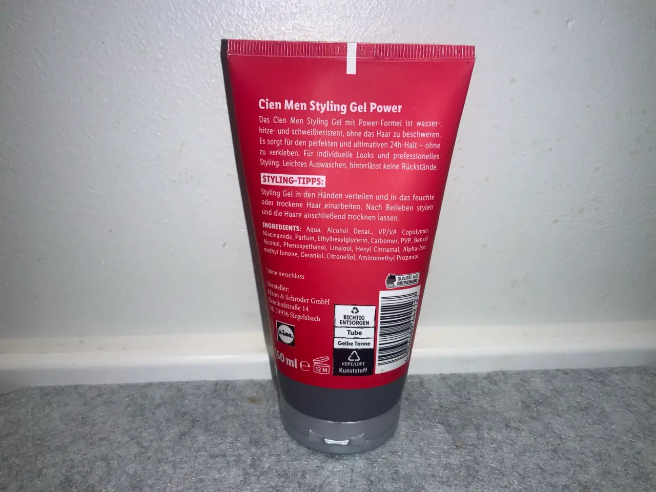 Billede 2 - Cien Men Styling Gel Power hårgel på 150 ml.