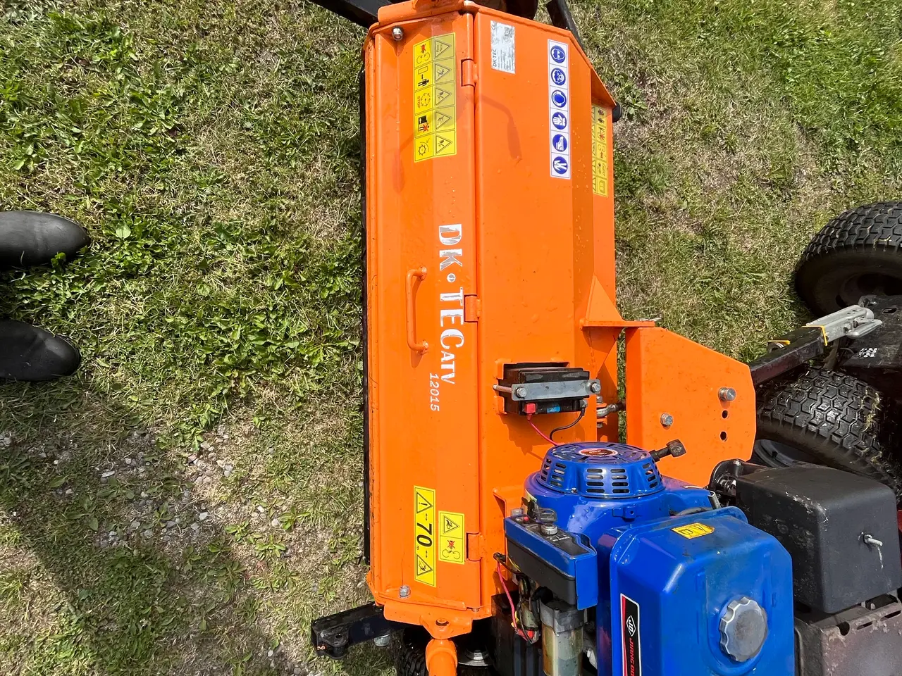 Billede 7 - Slagleklipper til ATV med elstart - 120 cm Slagle