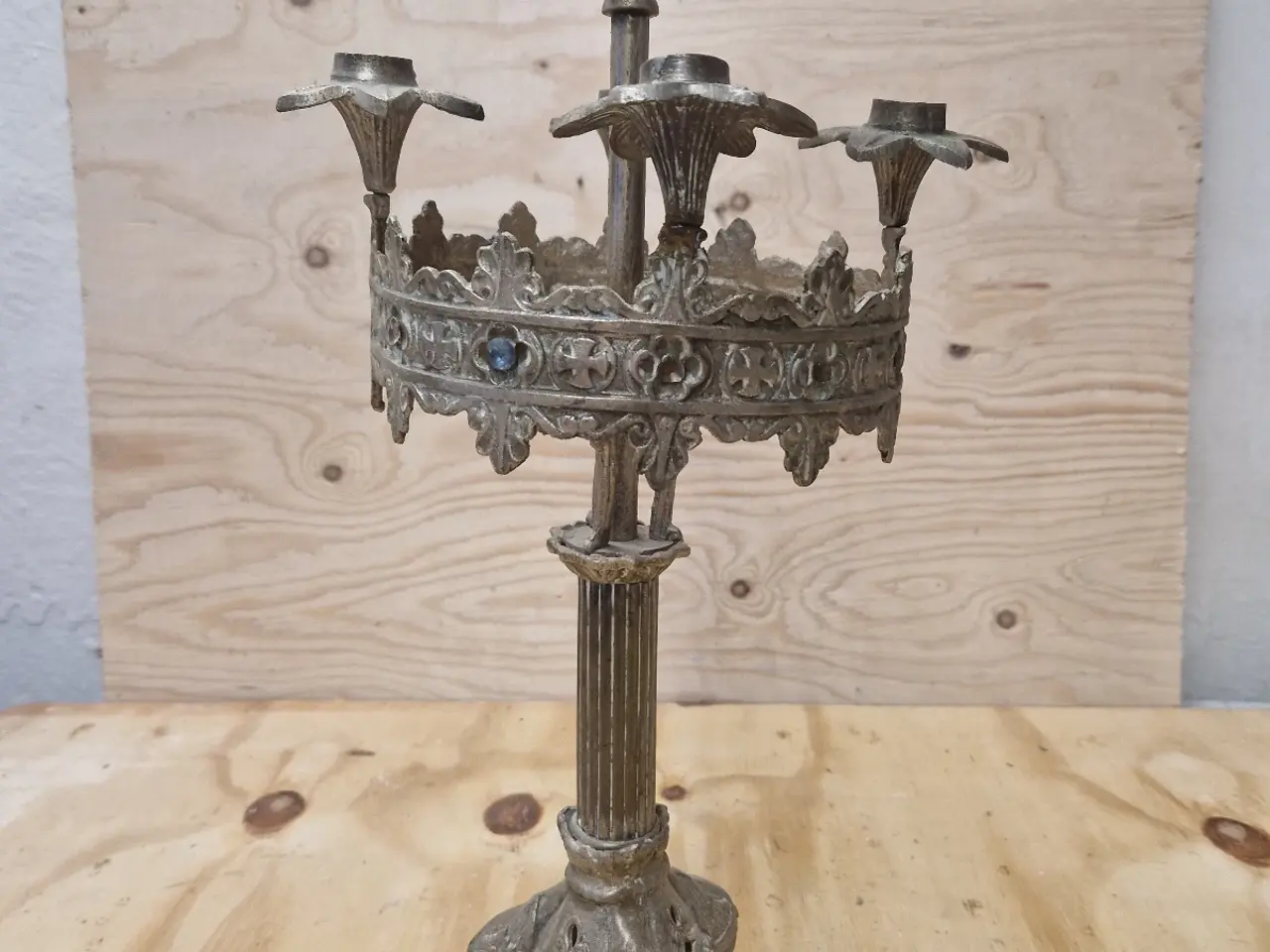 Billede 2 - 5 armet kandelaber 48 cm høj