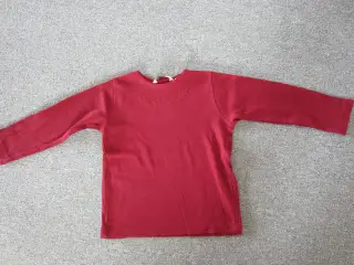 Bordeaux rød bluse str. 104 fra H&M
