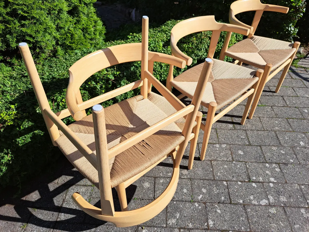 Billede 3 - Wegner stol PP68, af lakeret ask