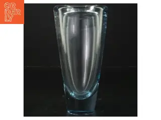 Glasvase fra Holmegaard (str. 19 cm)