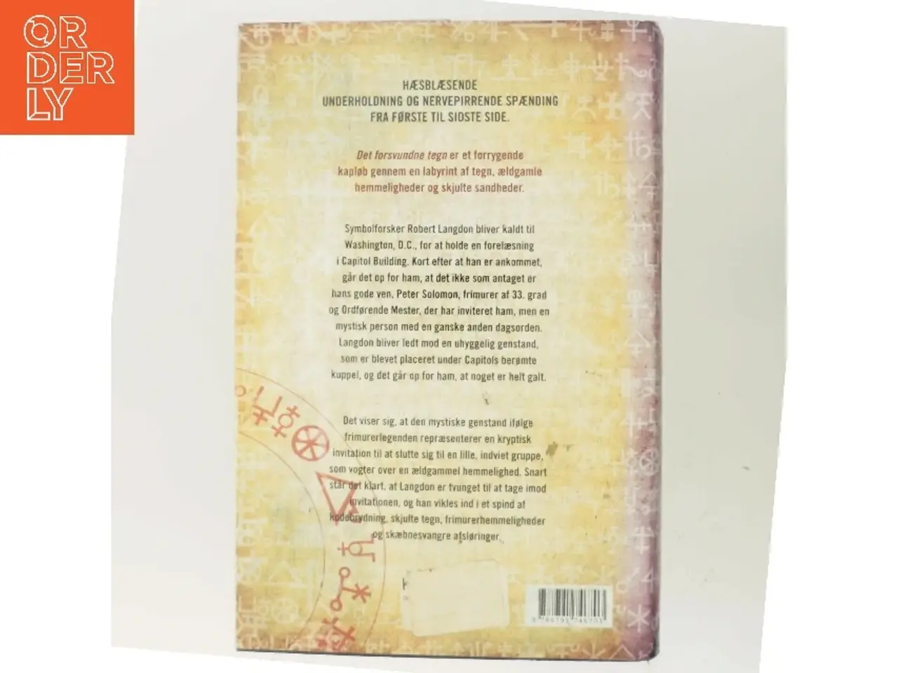 Billede 3 - Det forsvundne tegn af Dan Brown (Bog)
