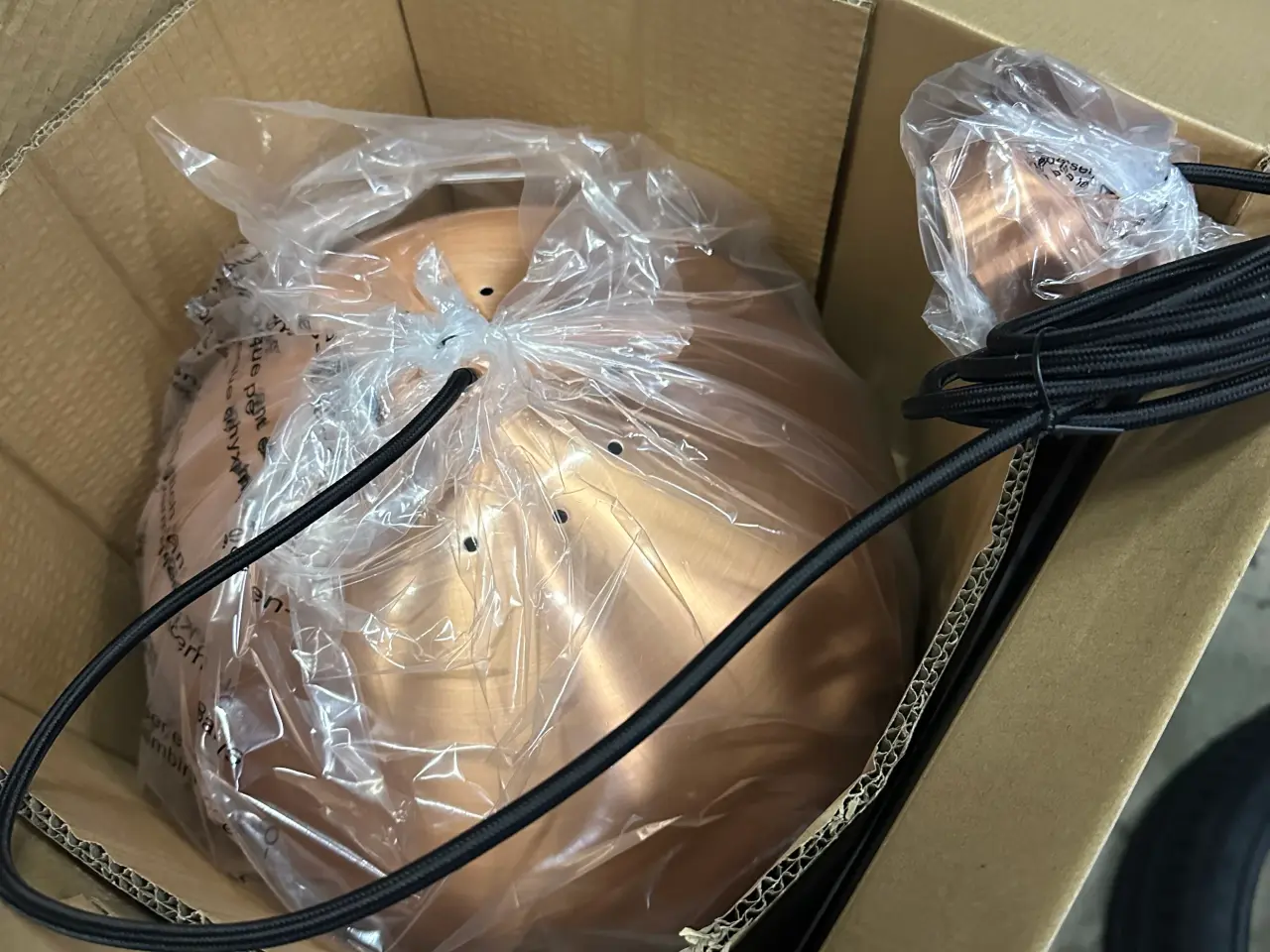 Billede 2 - Kobber pendel lampe