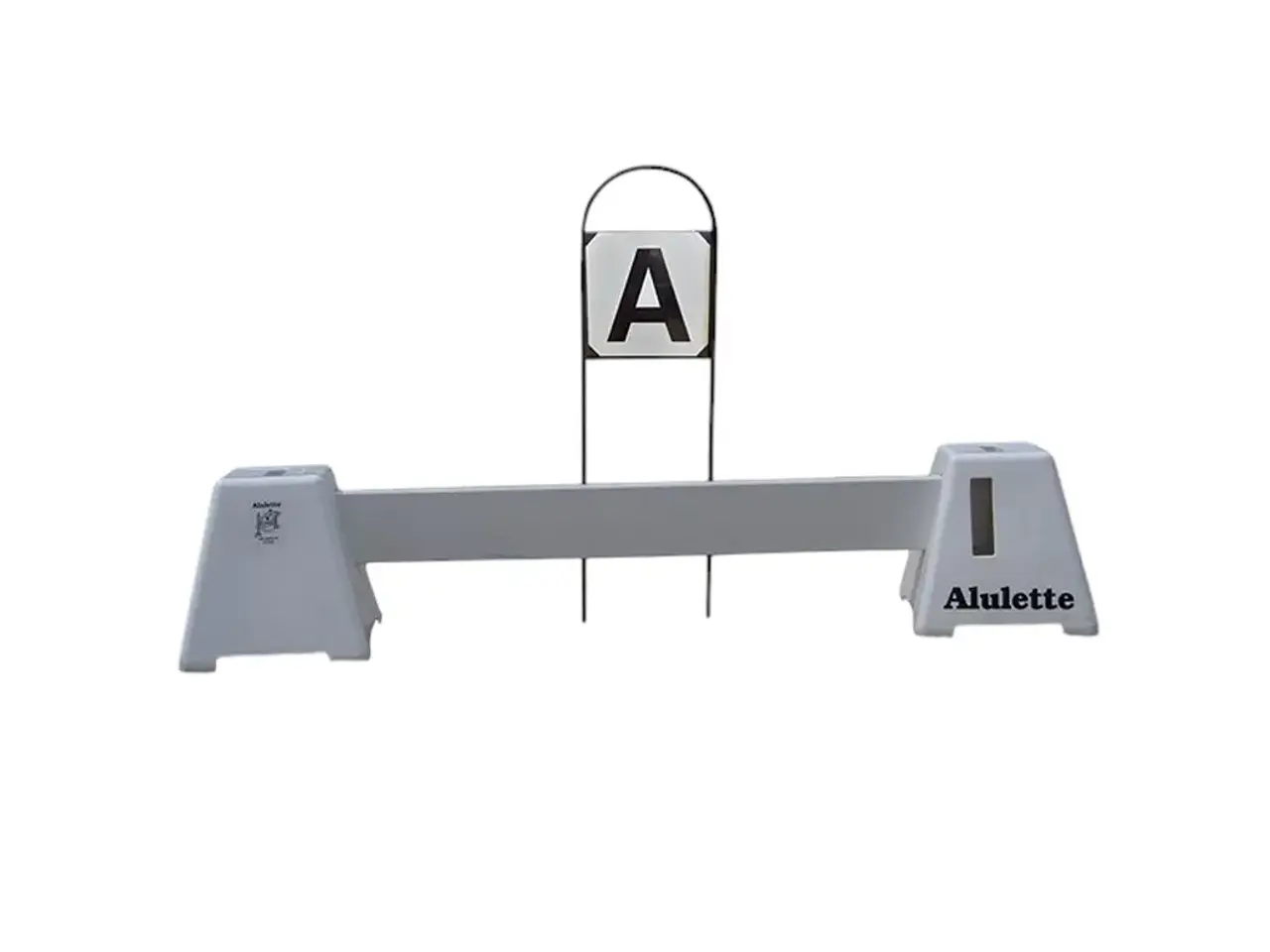 Billede 1 - Bogstavskilte, sort stål, 12stk 20X60