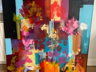 Zia Akryl på lærred, 100 X 100 cm