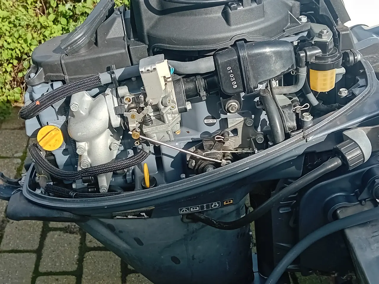 Billede 7 - Yamaha 15 hk firetaktsmotor 