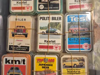 Bilspil Kvartet kort .