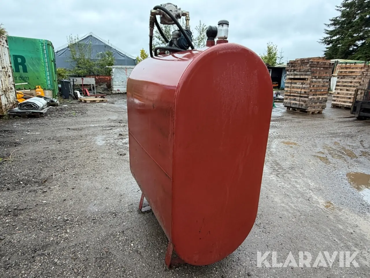 Billede 4 - Dieseltank Roug Steel Tank Å 200 med pumpe, 1 styk