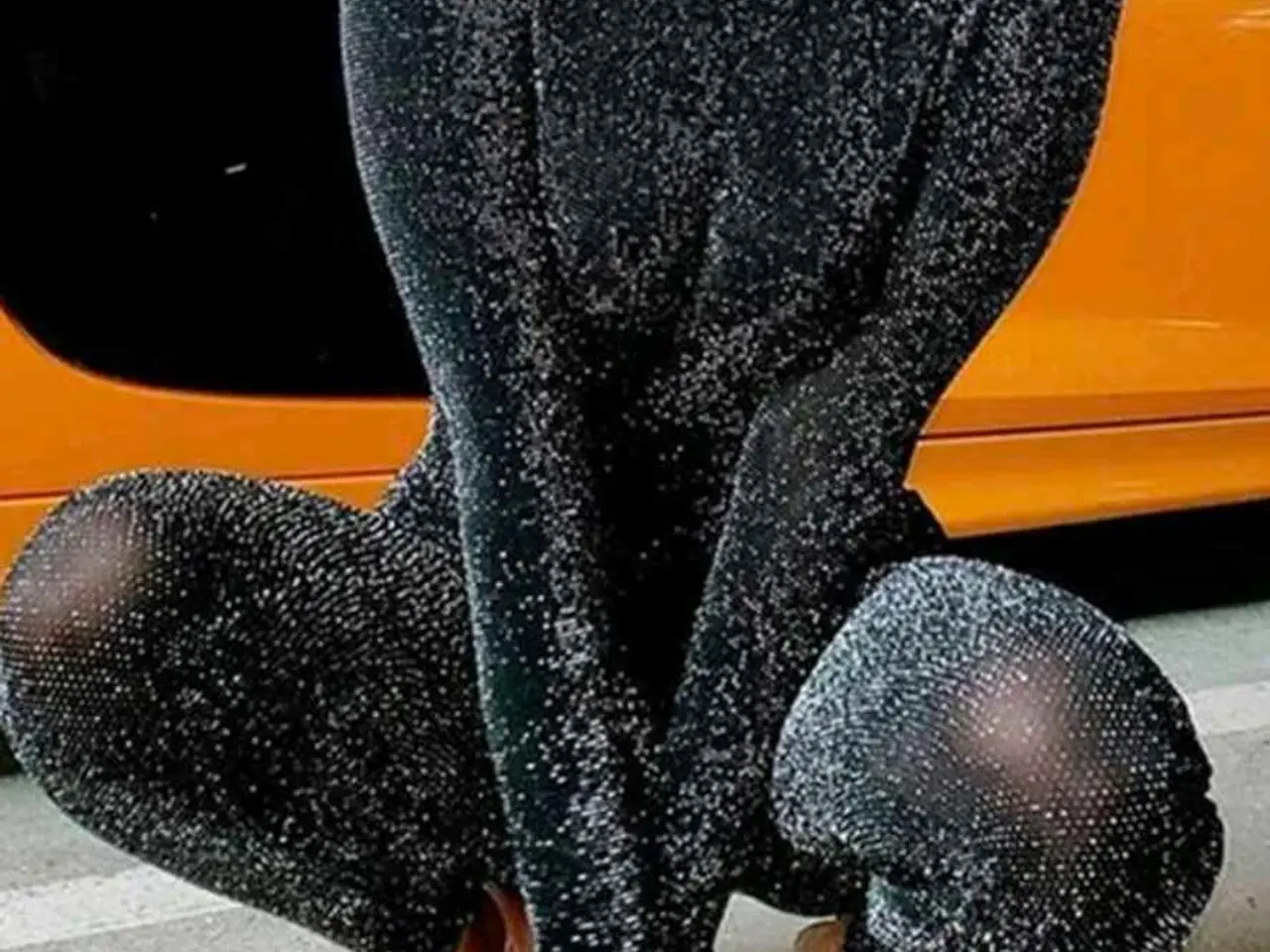 Billede 4 - Skin tight bodysuit - glitzy black