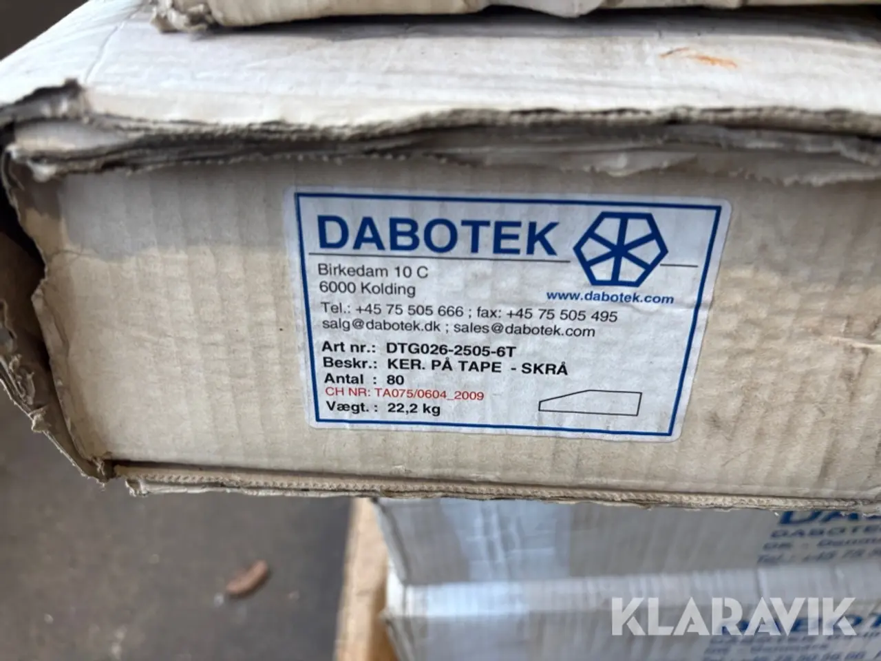 Billede 7 - Keramisk backing Dabotek 13 kasser