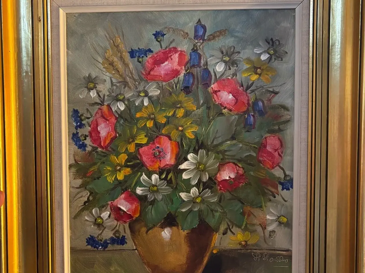 Billede 1 - Oliemaleri, Eva Harriet Hansen