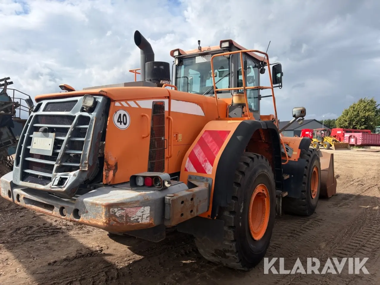 Billede 5 - Gummiged Doosan DL420-3 med vejesystem.
