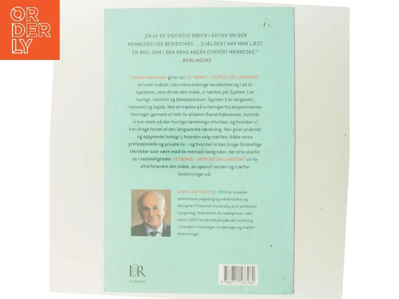 Billede 3 - At tænke - hurtigt og langsomt af Daniel Kahneman (f. 1934) (Bog)