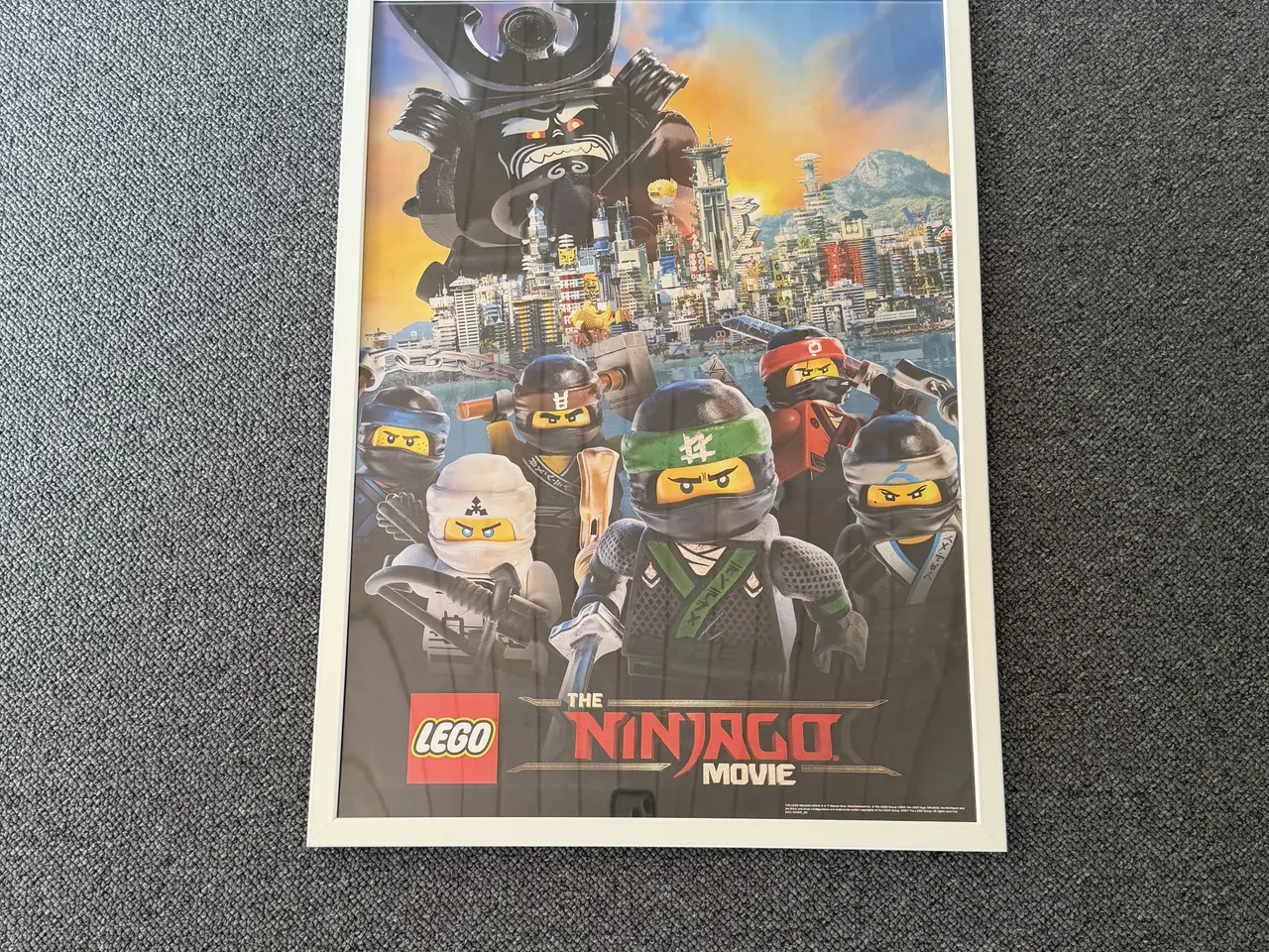 Billede 1 - NinjaGo TheMovie Plakat i ramme