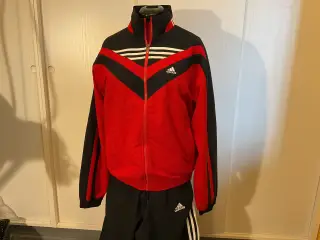 ADIDAS RØD / SORT TRÆNINGS DRAGT