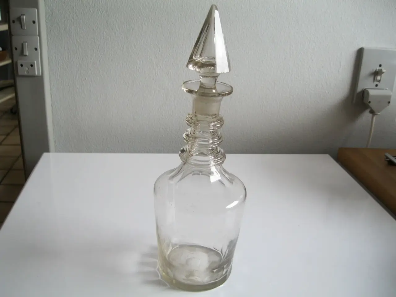 Billede 1 - Karaffel 1800-tals Aalborg Glasværk Wellington